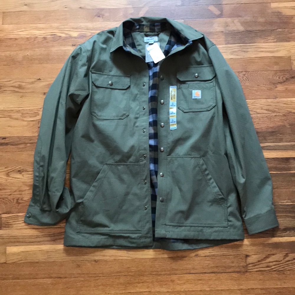 Carhartt Flannel Lined Shirt Jacket